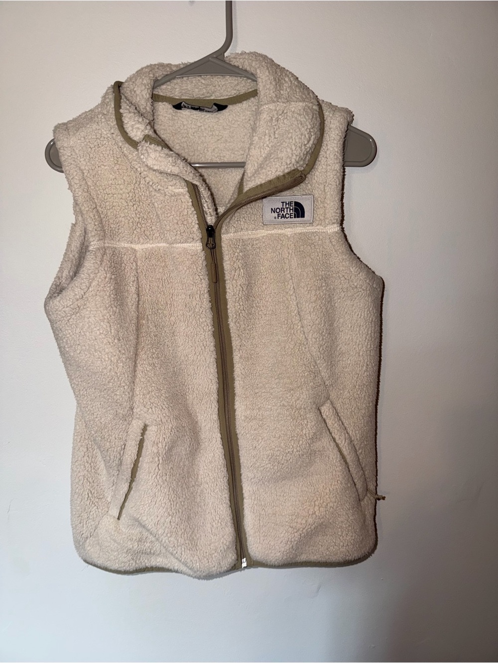 The North Face Sherpa Fleece Vest - Cream